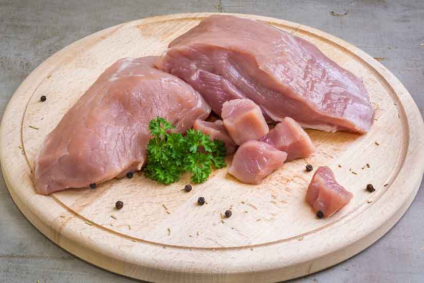 Image of raw chicken protein